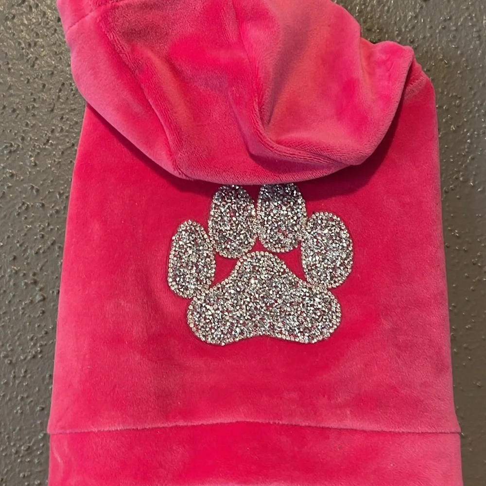 Isaac Mizrahi Doggie Velour Track Suit